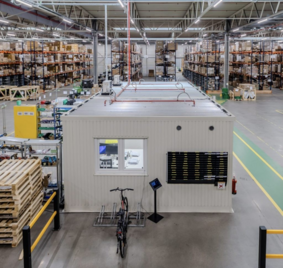Genk: Rhenus upgrades its logistics facilities with custom modular units