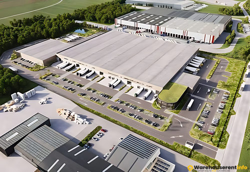 Warehouses to let in Courcelles Logistics Hub
